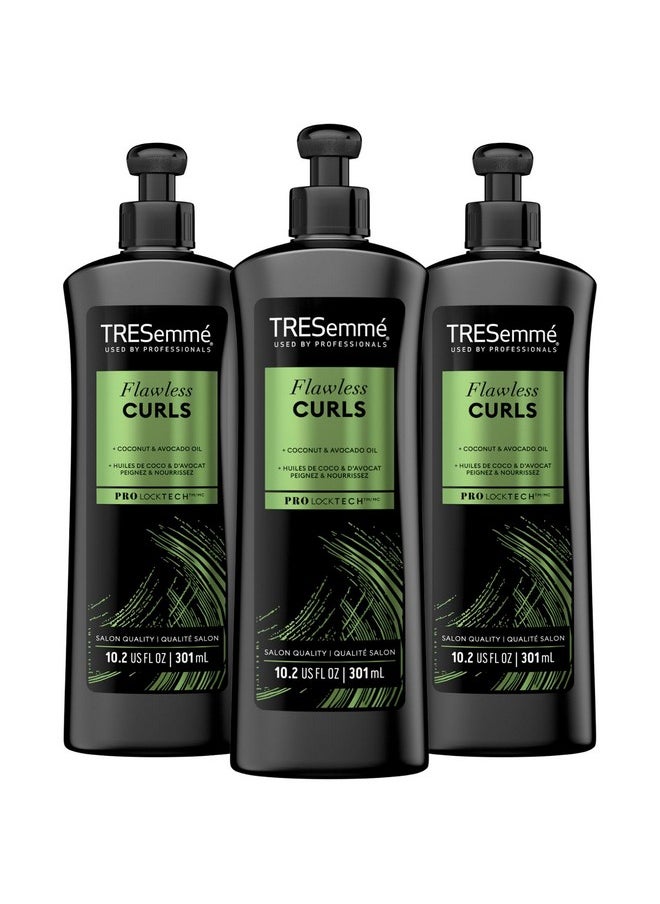 TRESemmé Flawless Curls Combing Crème Detangles and Hydrates Hair With Pro Lock Tech 10.2 oz
