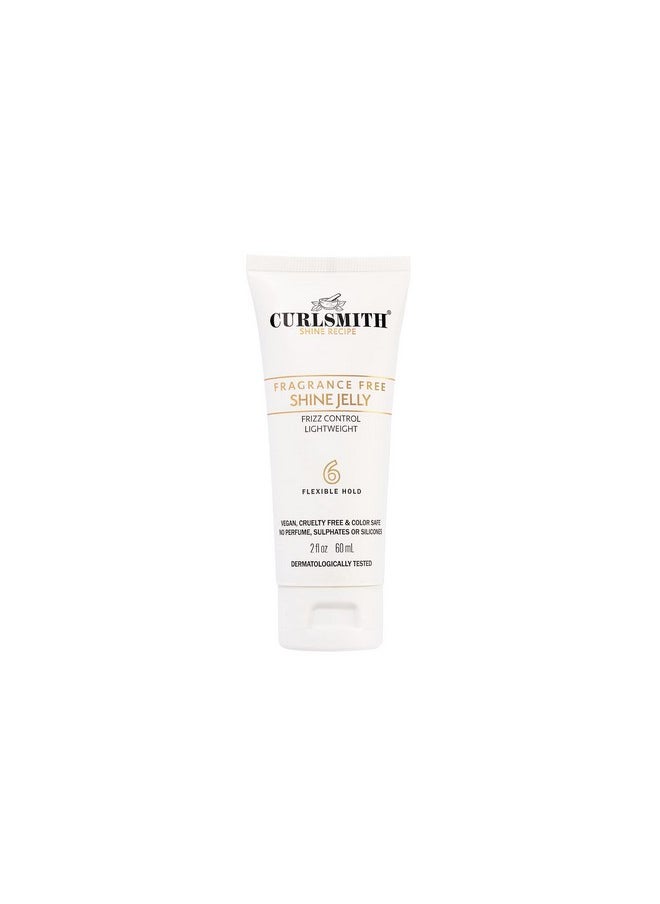 CURLSMITH - Shine Jelly, Light Hold Styling Gel with Frizz Protection, Sensitive, Fragrance Free, For All Curl and Hair Types, Vegan (2 fl oz)