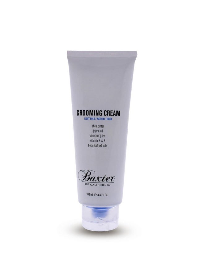 Baxter of California Grooming Cream for Men | Light Hold | Natural Finish | Hair Styler | 3.4 oz