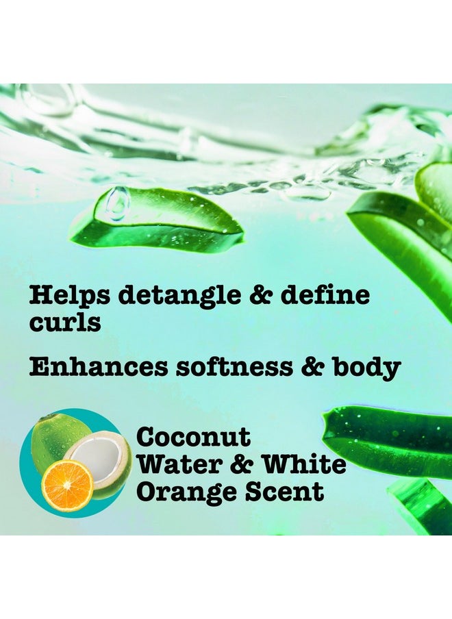 Maui Moisture Curl Quench + Coconut Oil Hydrating Curl Smoothie, Creamy Silicone-Free Styling Cream for Tight Curls, Braids, Twist-Outs & Wash & Go Styles, Vegan & Paraben-Free, 12 Ounce