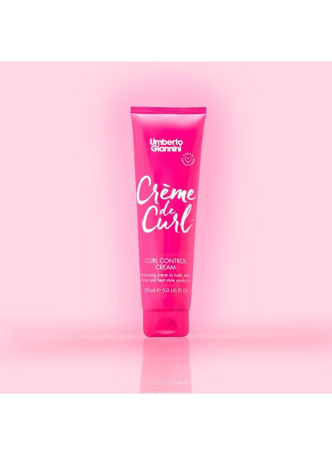 Umberto Giannini Creme de Curl Curl Control Cream | Moisturising Cream to Hold, Defines, De-frizz | Vegan & Cruelty Free - 150 ml (Pack of 1)