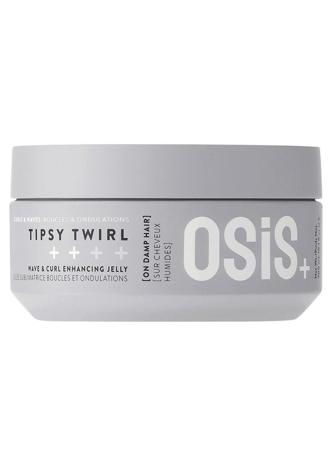 OSiS+ Tipsy Twirl Curl Definition Jelly 10.1 oz | Enhances Curl Body and Shape | Humidity Protection | Medium Hold | All Curly Types