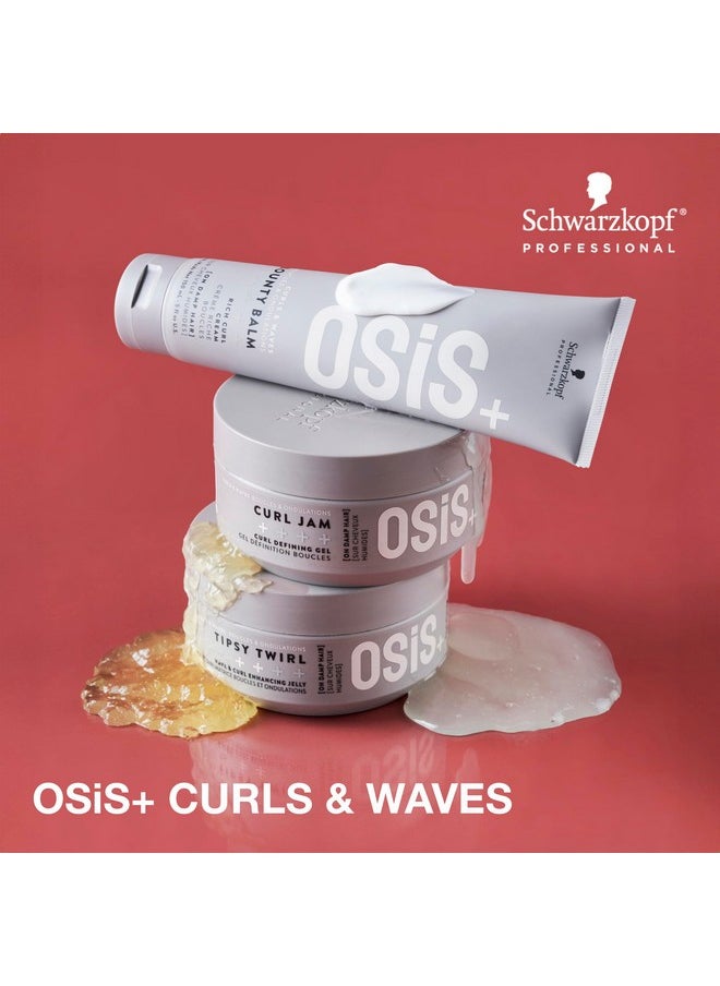 OSiS+ Tipsy Twirl Curl Definition Jelly 10.1 oz | Enhances Curl Body and Shape | Humidity Protection | Medium Hold | All Curly Types