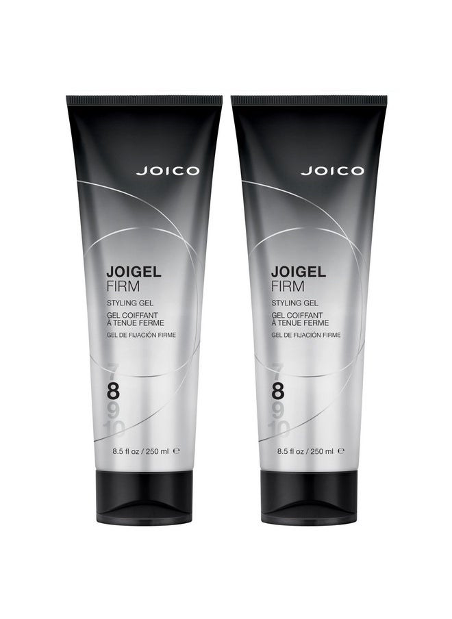 JoiGel Firm Styling Gel | For Most Hair Types | Add Body and Volume | Lock In Moisture & Boost Shine | Thermal Heat & Humidity Protection | Protect Against Pollution | 8.5 Fl Oz (Pack of 2)