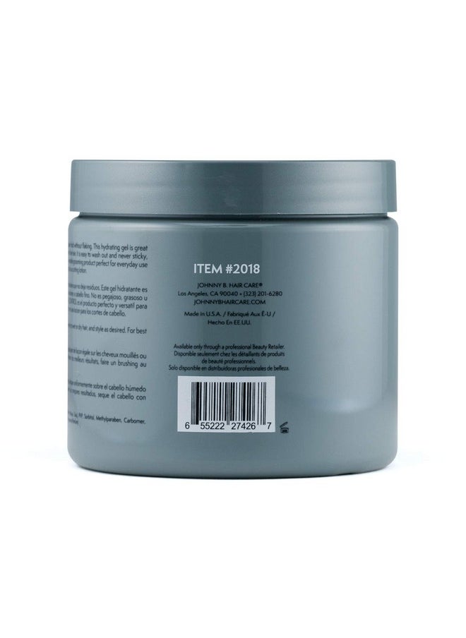 JOHNNY B. Control Alcohol-Free Hair Styling Gel, Strong Hold, All Hair Types 16 oz.