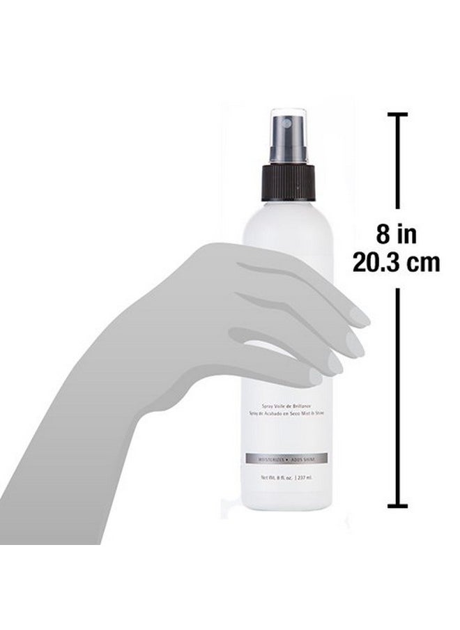 Design Essentials Wave By Design Mist & Shine Dry Finishing Spray - Moisturizes & Add Shine - 8 Oz