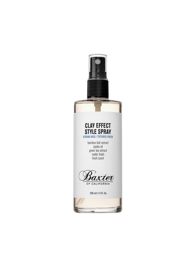 Baxter of California Clay Effect Style Spray for Men | Textured Finish | Strong Hold | Hair Styler | 4 fl. oz.