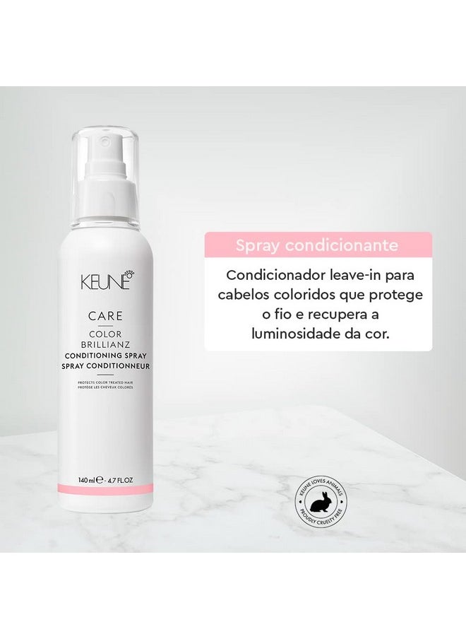 Keune Care Color Brillianz Leave-In Spray, Color-Safe & UV-Protecting Leave-In Treatment for Color-Treated Hair, 4.7 Fl Oz