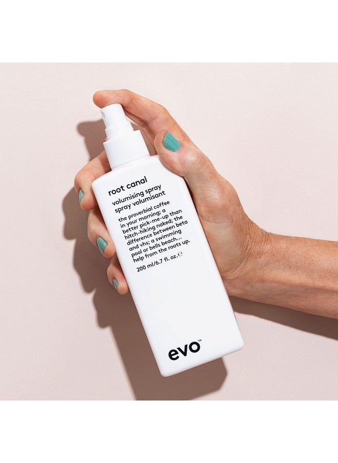 EVO Root Canal Volumizing Spray - Texture Boost Supports Roots Natural Thickening Lightweight Hair Styling Spray - 200ml / 6.8fl.oz