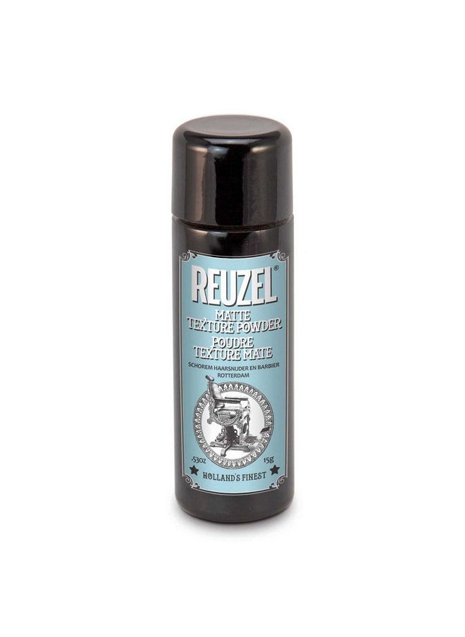 Reuzel Matte Texture Powder - Easy Application - Maintain Carefully Groomed Appearance - Weightless Formula - Provides Instant Lift - Sulfate, Paraben, And Cruelty Free - 0.53 Oz