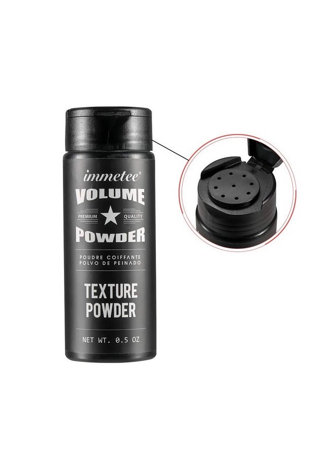 immetee Hair Volume Powder - Texture Styling for Men and Women, Light Control Natural Matte Look, Root Lifting 14g (0.5 oz)
