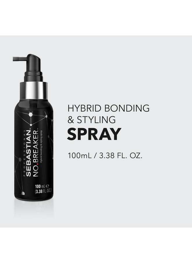 Sebastian Professional No.Breaker, Hair Bonding Treatment, Breakage and Damage Repair Leave-In Spray, 3.38 oz