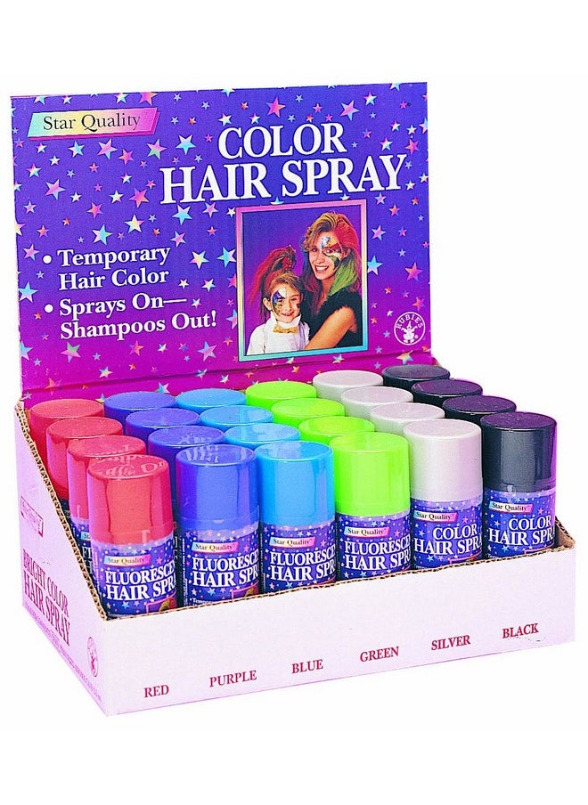 Rubies Bright Color Hairspray, Blue