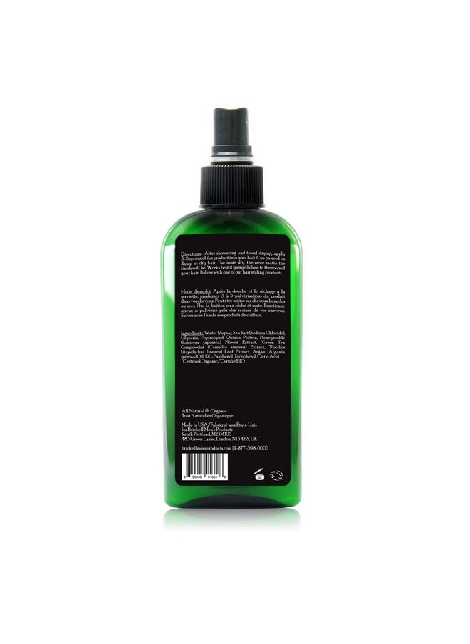 Brickell Men's Texturizing Sea Salt Spray for Men, Natural & Organic, Alcohol-Free, Lifts and Texturizes Hair for a Beach or Surfer Hair Style, 6 Ounce