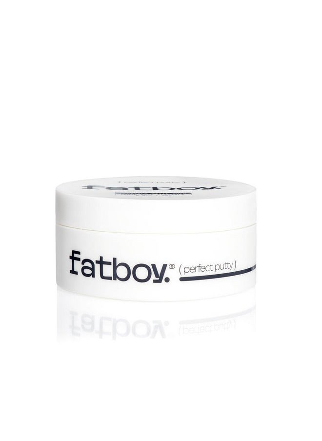 Fatboy Hair Perfect Putty, Styling Kaolin Clay Putty, Medium Hold for Volume & Texture, Matte Finish, Hair Care for All Hair Types, Flexible Lightweight Formula, Paraben Free, Color Safe, 2.6 Oz