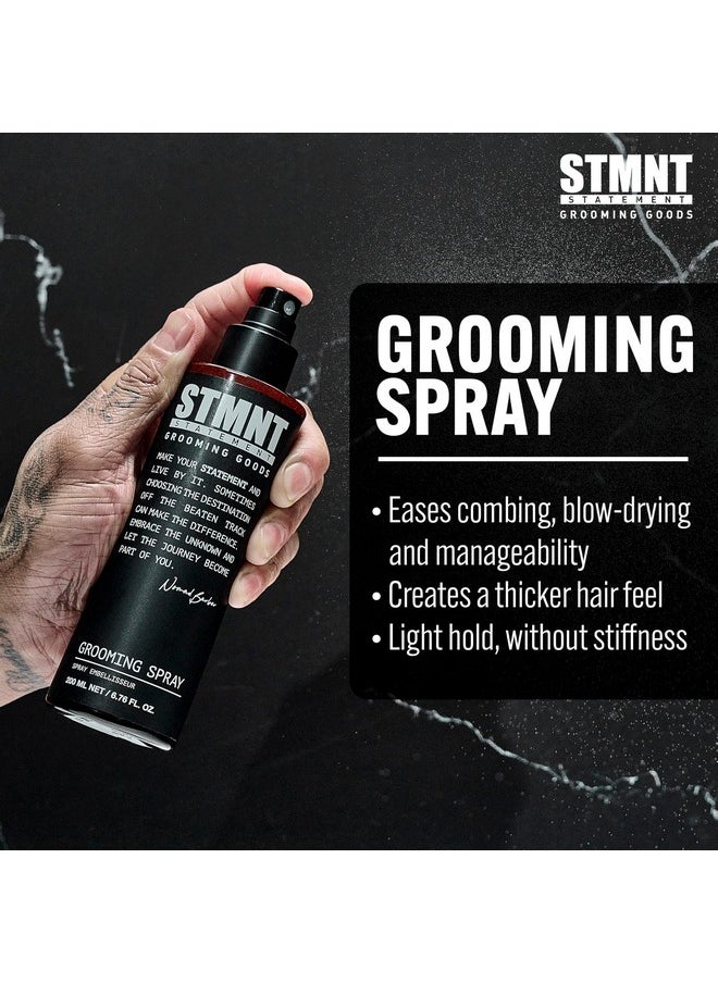 STMNT Grooming Goods Grooming Spray, 6.7 oz | Natural Finish | Thicker Hair Feel | Non-Sticky