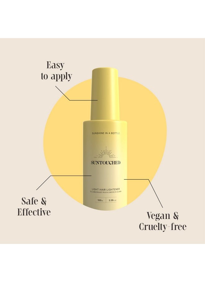 Suntouched Beach Blonde Hair Lightener - Citrus & Chamomile Highlighting Spray for Vegan Highlights, Cruelty, Paraben, Ammonia & Bleach-Free, 3.38 FL Oz
