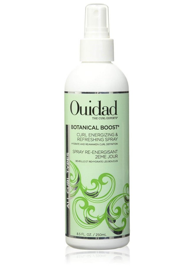 Ouidad Botanical Boost Curl Energizing & Refreshing Hair Spray, 8.5 fl oz, Curl Spray for Lasting Definition, No-Residue Hair Spray for Curly Hair, Adds Weightless Moisture, All Curl Types