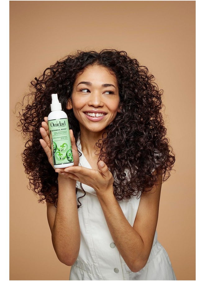 Ouidad Botanical Boost Curl Energizing & Refreshing Hair Spray, 8.5 fl oz, Curl Spray for Lasting Definition, No-Residue Hair Spray for Curly Hair, Adds Weightless Moisture, All Curl Types