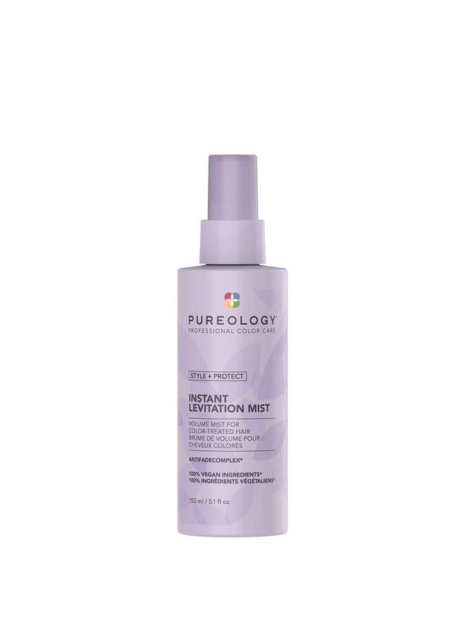 Pureology Style + Protect Instant Levitation Mist | For Fine, Color-Treated Hair | Lightweight, Volumizing Spray | Sulfate-Free | Vegan | 5.1 Fl. Oz. |