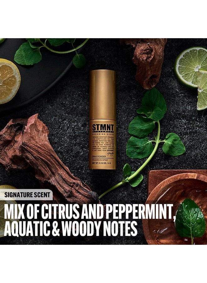 STMNT Grooming Goods Spray Powder, 0.14 oz | Extra Matte Finish | Added Texture and Grip | Super Lightweight Formula | Fuller Feeling Hair