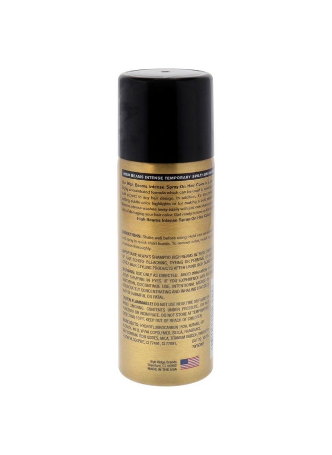 Salon Grafix High Beams Intense Temporary Spray - Black for Unisex - 2.7 oz Hair Color