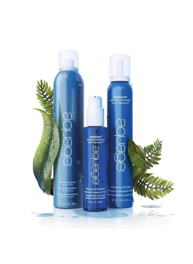 AQUAGE Finishing Spray LOW VOC - 55% VOC, Firm Hold Hairspray, Delivers Humidity Resistance and Lasting Style Retention with Max Shine, 10 Oz