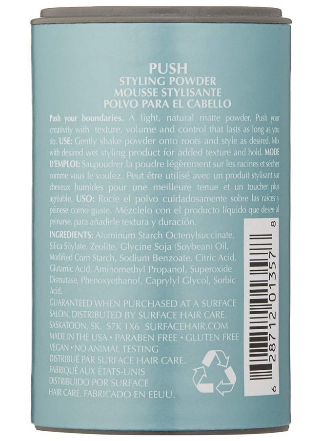 SURFACE Hair Push Styling Powder, Lift Roots, Add Texture With A Natural Matte Finish, 0.35 Oz.