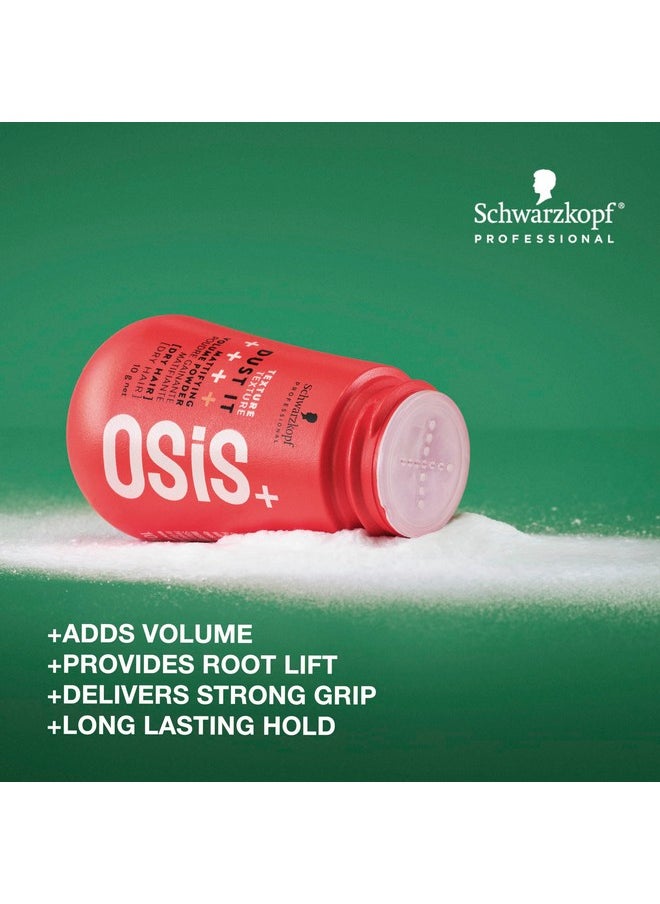 OSiS+ Dust It - Mattifying Volume Powder - long-lasting Hold, Strong Control and Separation - Matte Effect Texturizer Product for Wild Hair Styling and Volumizing, 0.35 oz