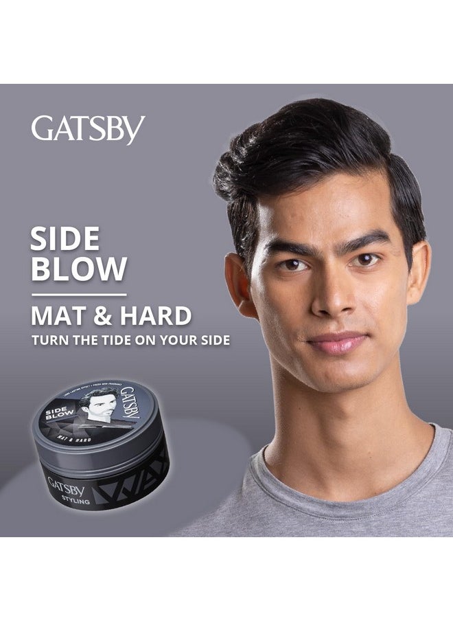 Gatsby Hair Styling Wax Matt & Hard 75g Grey