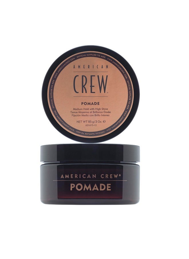 American Crew Men's Hair Pomade (OLD VERSION), Medium Hold with High Shine, 3 Oz (Pack of 1)