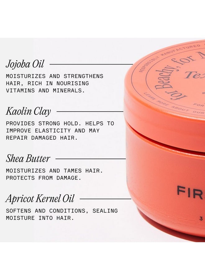 Firsthand Supply Texturizing Paste - Clean & Non-toxic Hair Care Ingredients - For Textured, Messy & Relaxed Hair Styles - 3oz (88ml)