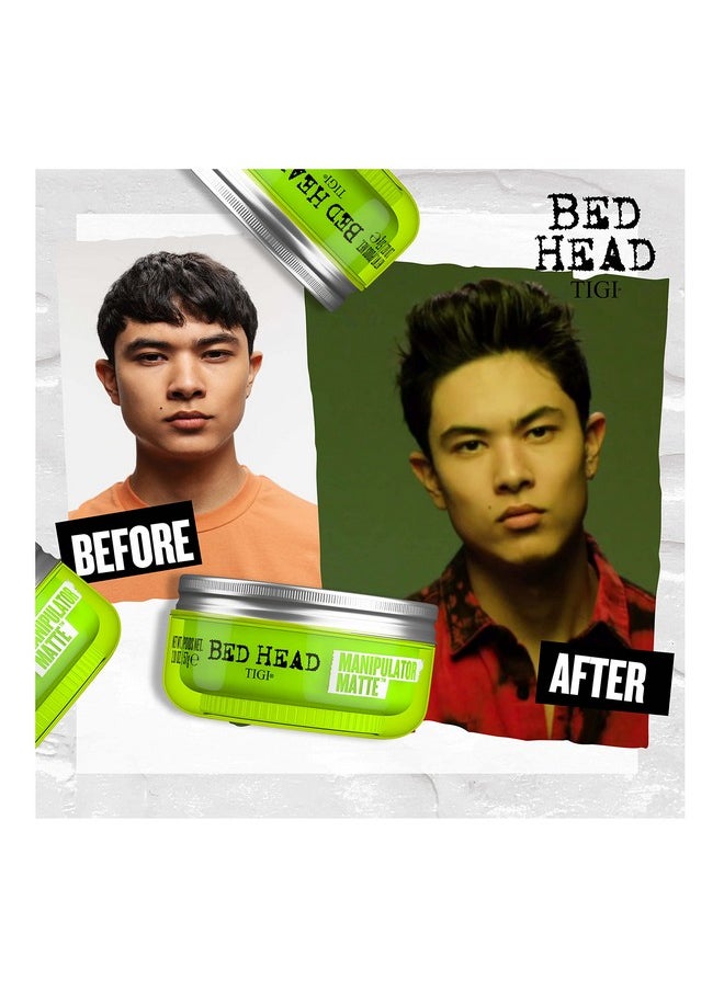 TIGI Bed Head Manipulator Matte Hair Wax Paste with Strong Hold 2.01 oz