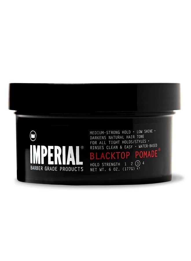 Imperial Barber Grade Products Blacktop Pomade , 6 oz