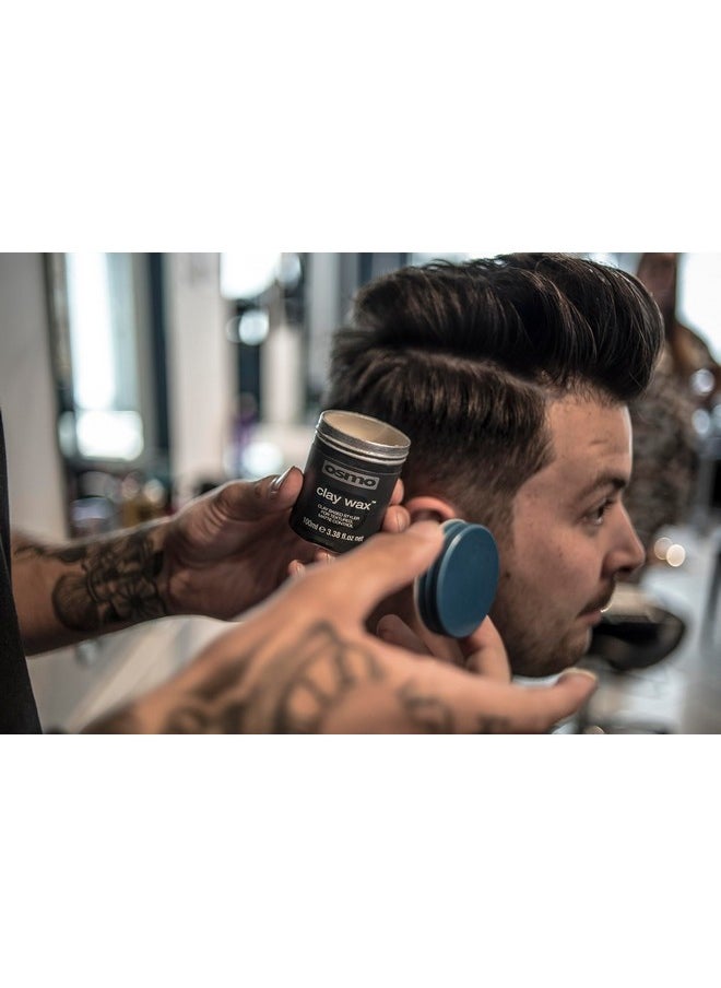 Osmo Firm Hold Clay Wax for Matte Finish Without Shine for a Natural Looking All Day Long Hold for All Hair Types 3.38 Fl Oz (Pack of 1)