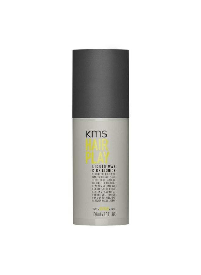 KMS HAIRPLAY Flexible Hold and Shine Liquid Wax Styler , 3.3 Fl Oz