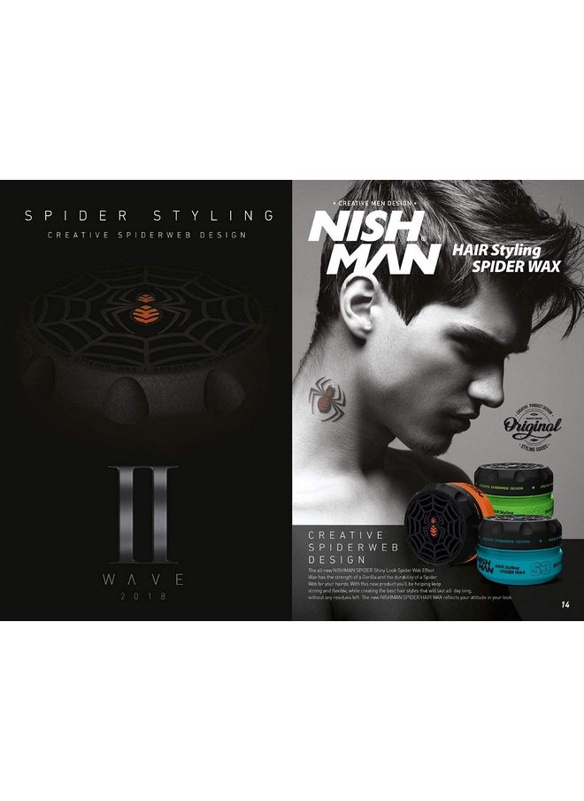 nishman Hairstyling Spider Wax S3 BLUE WEB