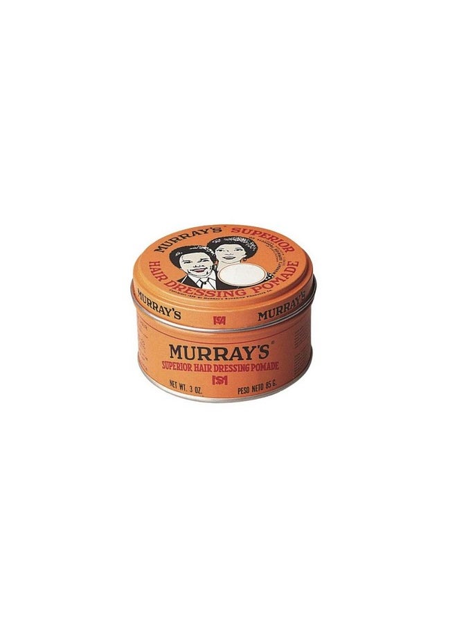 Murray's Superior Hair Dressing Pomade 3 oz. per Jar (2 Pack)