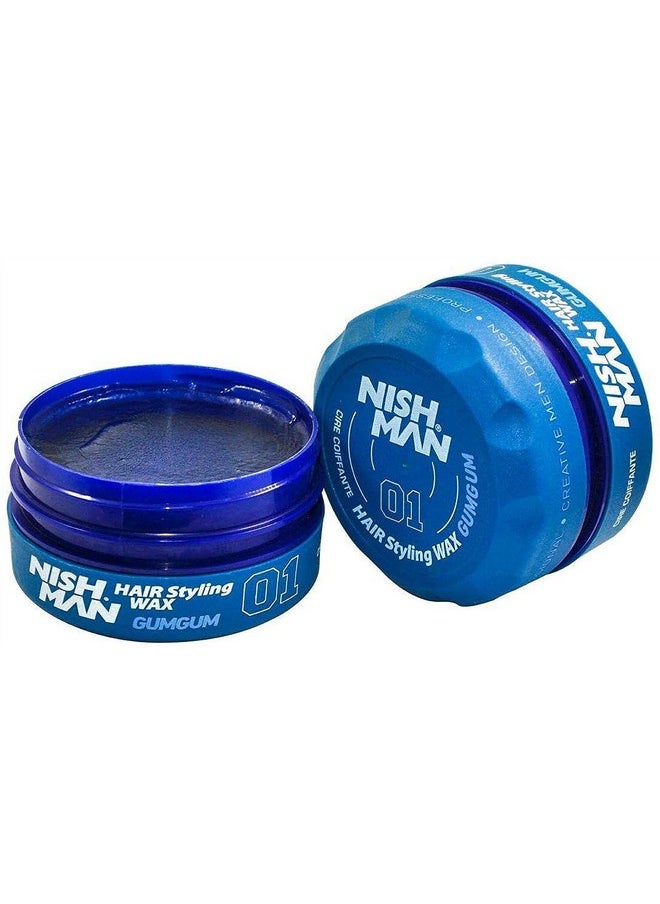 nishman Hair Styling Series (01 Gum Gum AQUA WAX, 150ml)
