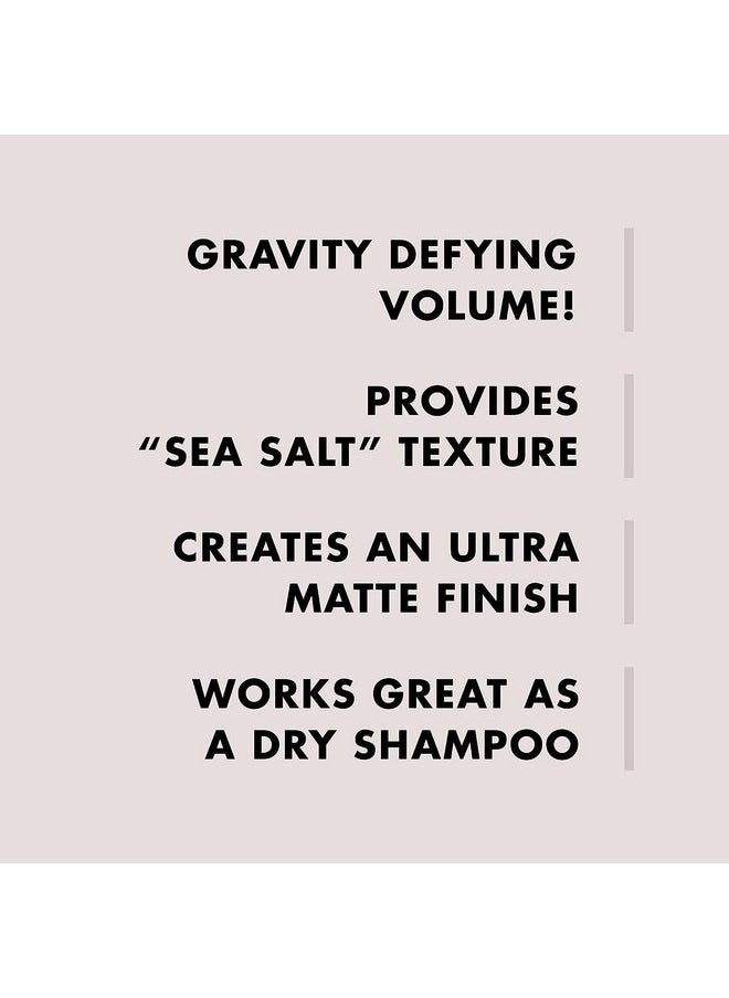 Hanz de Fuko Quicksand - Premium Men’s Hair Styling Wax & Dry Shampoo Combo - High Hold, Ultra Matte Finish - 2 oz.