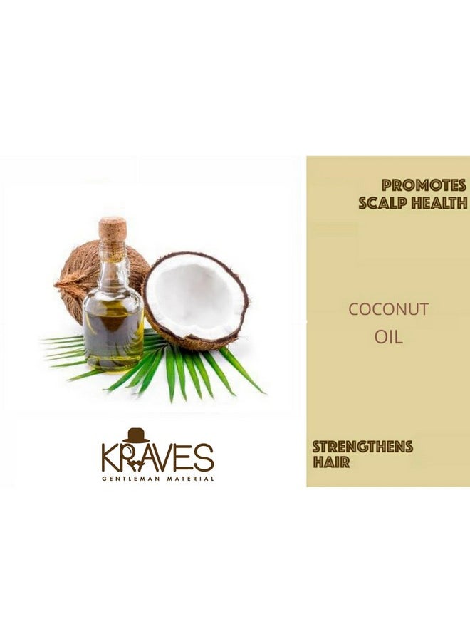 KRAVES Hair wax 100% Natural Hair Wax for men with High Hold and Natural Shine (hair wax 100 Grams)