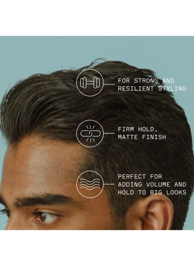 Firsthand Supply Clay Pomade - Clean & Non-toxic Hair Care Ingredients - Long Lasting & Easy to Restyle - 3oz (88ml)