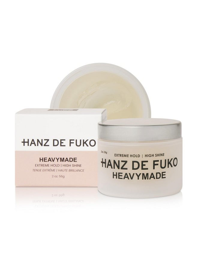 Hanz de Fuko Heavymade - Premium Men’s Hair Styling Pomade - Extreme Hold, High Shine - 2 oz.