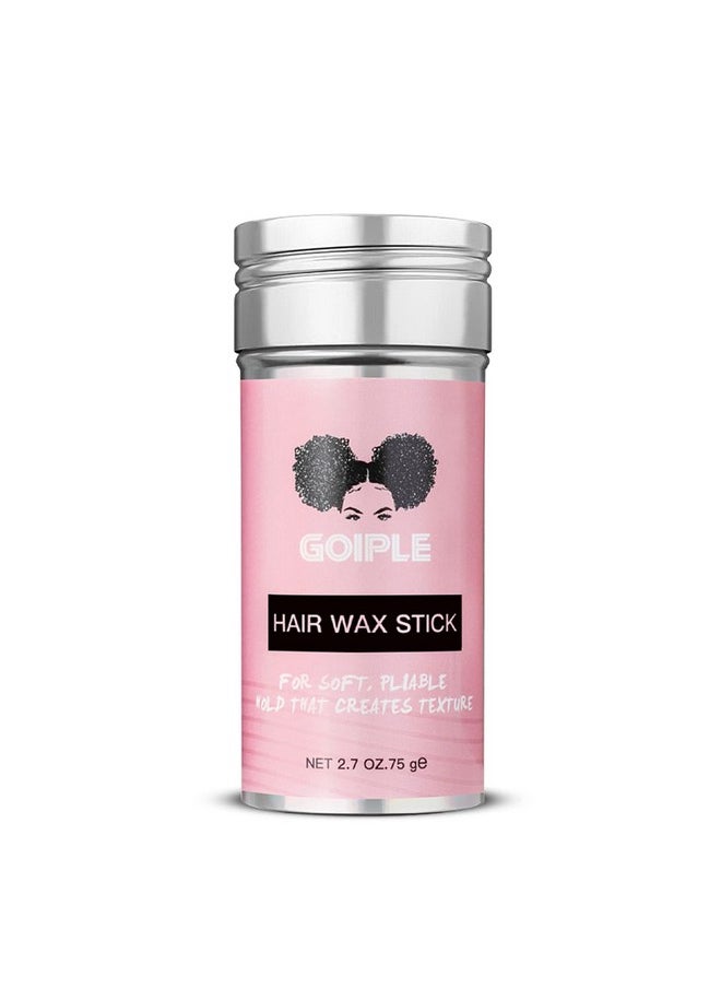 Wax Stick for Hair, Pomade Long-Lasting Wax, Smoothing & Slick Stick for Wigs, Styling Waxes for Fly Away & Edge Frizz Hair (2.7 oz)