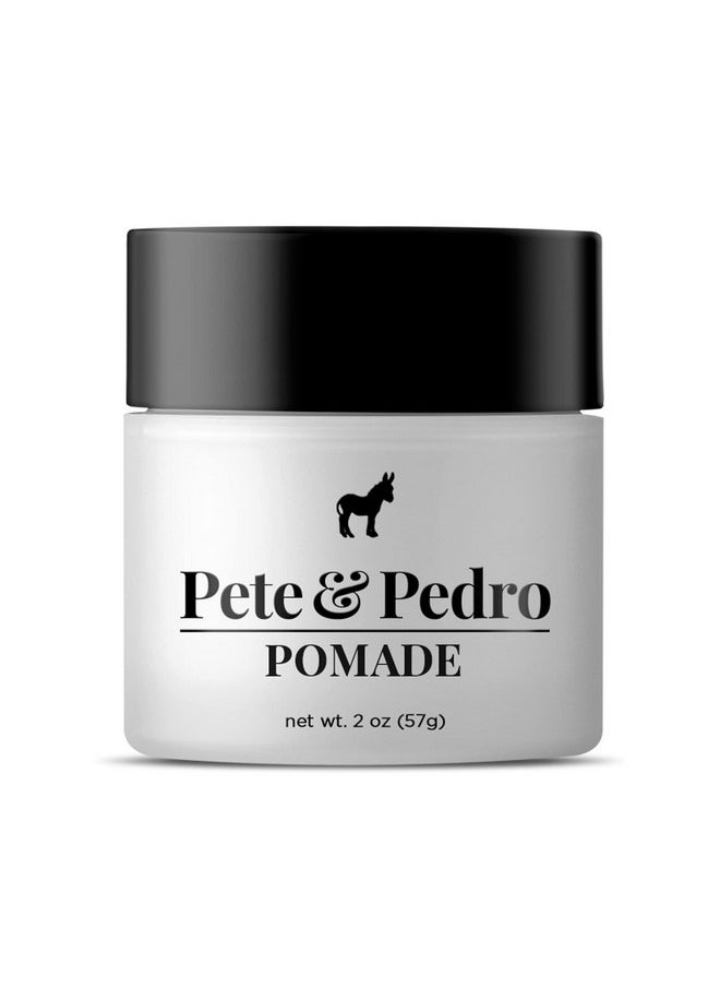 Pete & Pedro HAIR POMADE - Hair Styling Classic Pomade for Men | Medium Hold and High Shine With A Ton Of Control, Helps Slick Back Hair | As Seen on Shark Tank 2 oz.