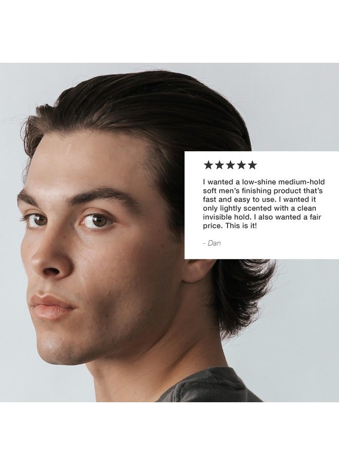 CRVFT Gel Pomade 4oz | High Shine/Medium Hold | Water Based/Water Soluble | Ideal For Short/Medium Thin/Thick Hair | For A Clean Cut Look | Men’s Styling Product [Clear], Stylist Approved [Scented]