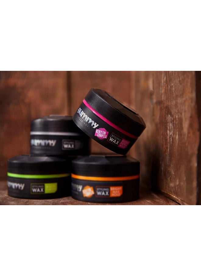 Gummy Styling Wax Keratin Complex Hard Finish 5.07 Ounce Jar