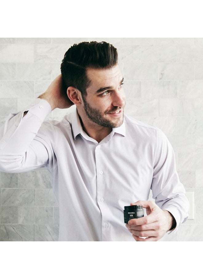 Brickell Men's Products Shaping Paste Pomade For Men, All Natural, Texturizing Wax Pomade, 2 Ounce, Scented