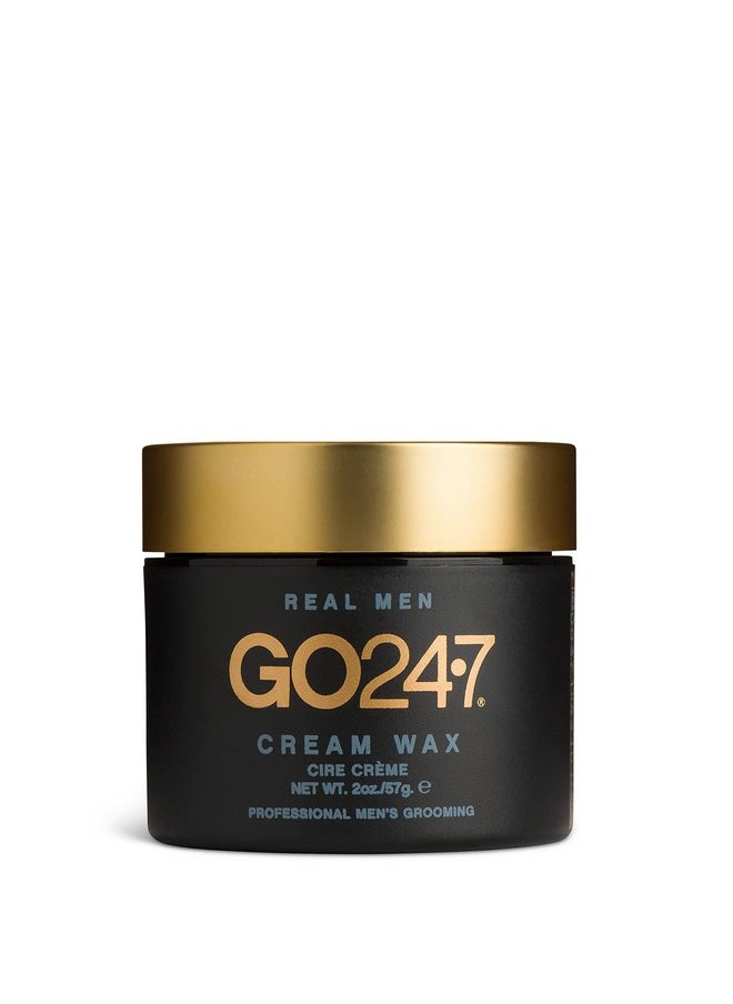 GO247 Cream Wax - Medium Hold, Natural Finish, 2 Oz