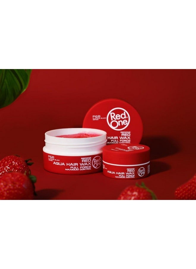 Red One Aqua Hair Wax 150ml Red